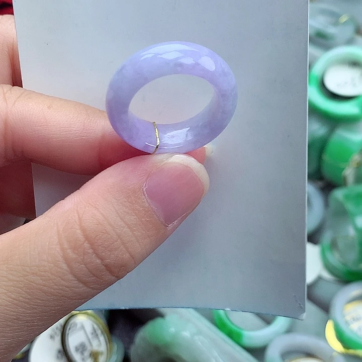 翡翠未镶嵌戒指12号