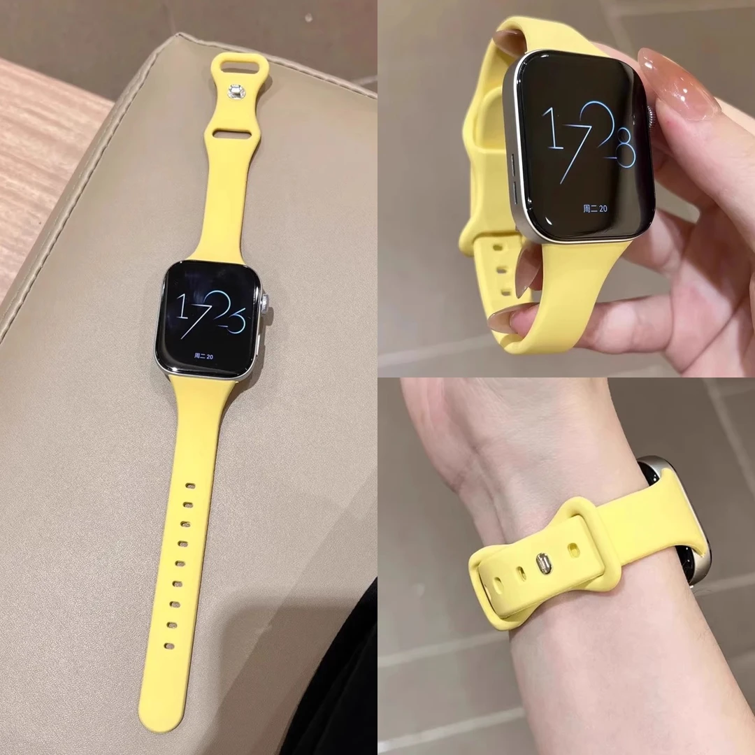 适用于华为FIT4一体式小蛮腰硅胶表带Fit4Pro/fit3替换带夏天女