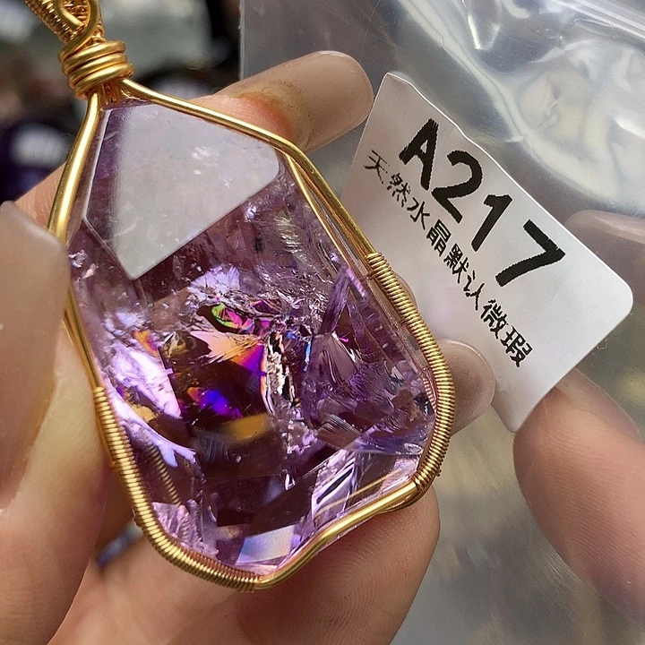 水晶吊坠未镶嵌水晶