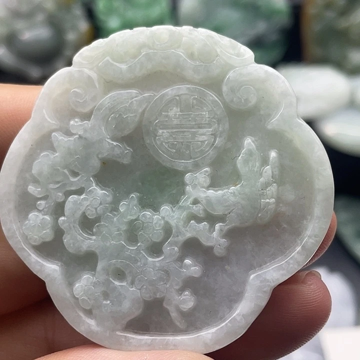 翡翠未镶嵌颈饰天然翡翠