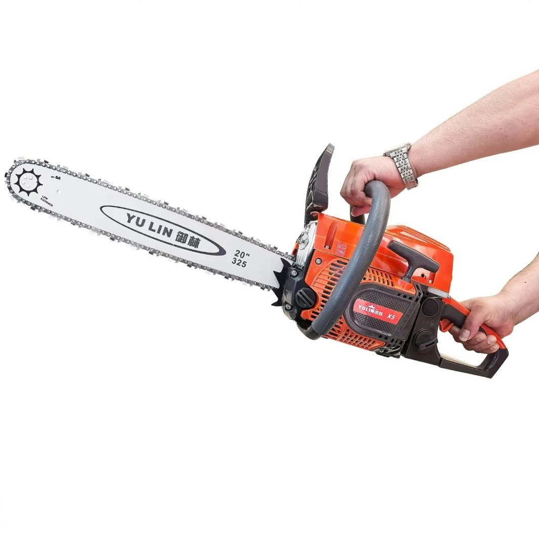 御林X5多功能家用油锯汽油锯伐木链锯手提小型园林工具大功率