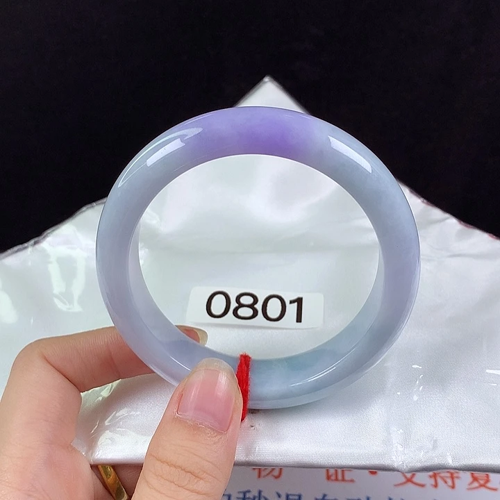 翡翠未镶嵌手镯58圈
