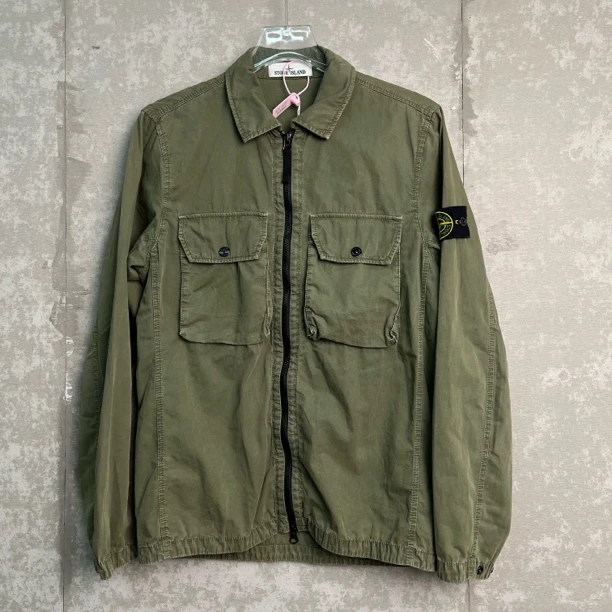 未使用 STONE ISLAND S*1/石头岛水洗工装口袋外套/15275