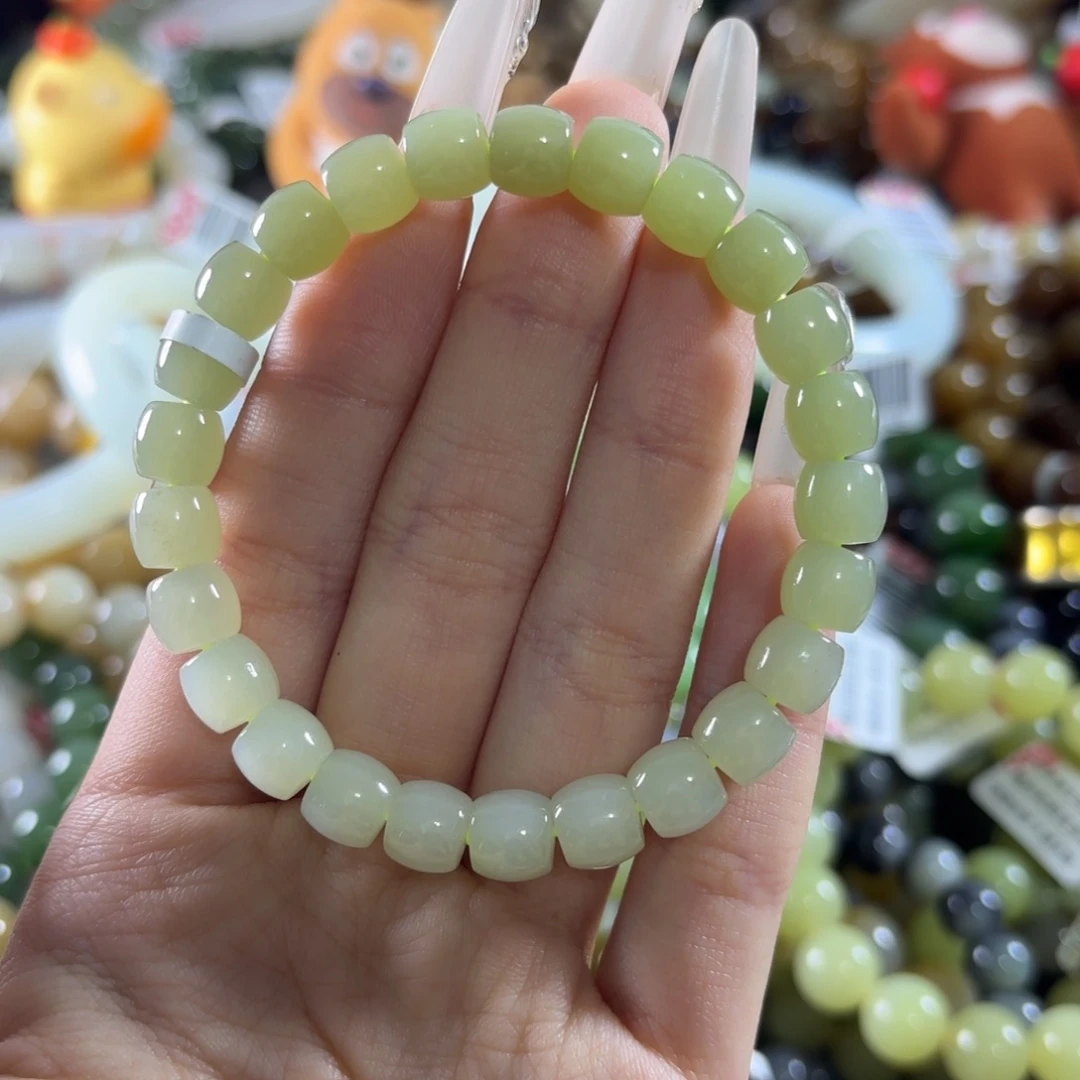 和田玉未镶嵌手链126