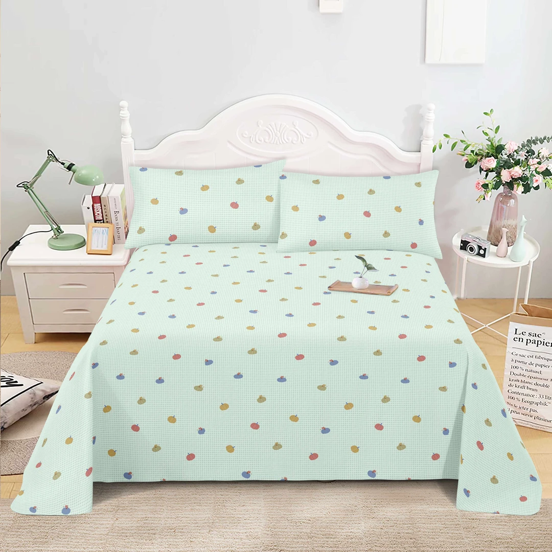 2025年新款云朵棉床单柔软亲肤-卡通南瓜