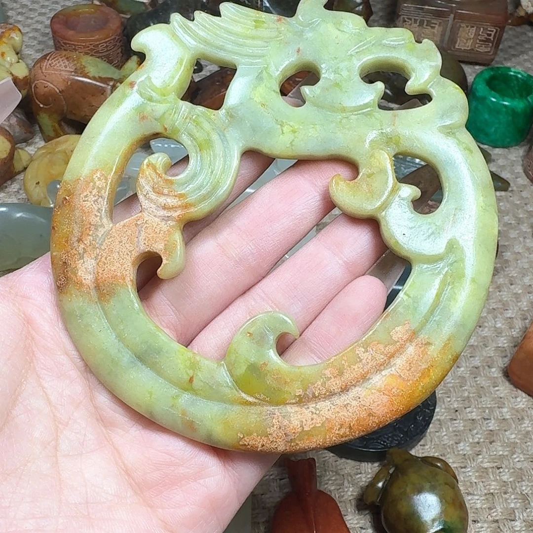 白玉菩提吊坠挂件