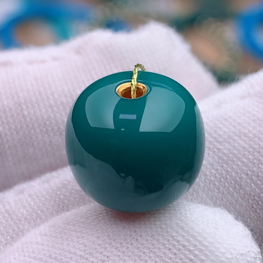 未镶嵌绿松石珠宝奇石12.7✖️11mm