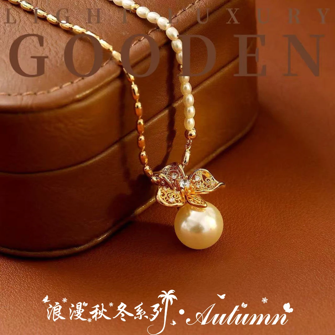 铜合金项链 Gooden古岛【花园寻梦】秋冬新款气质轻奢时尚小众项链