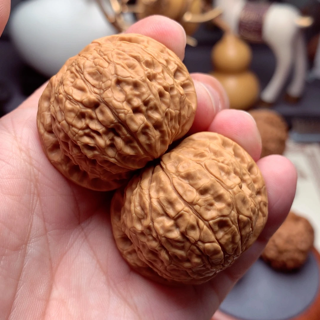 文玩核桃把件捣***兔夜明珠提溜圆  1号