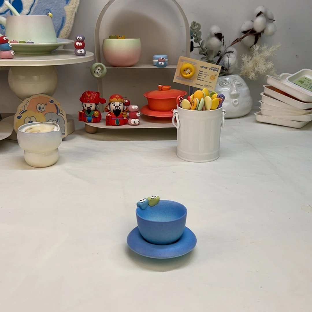 陶摆件小杯碟 价格128