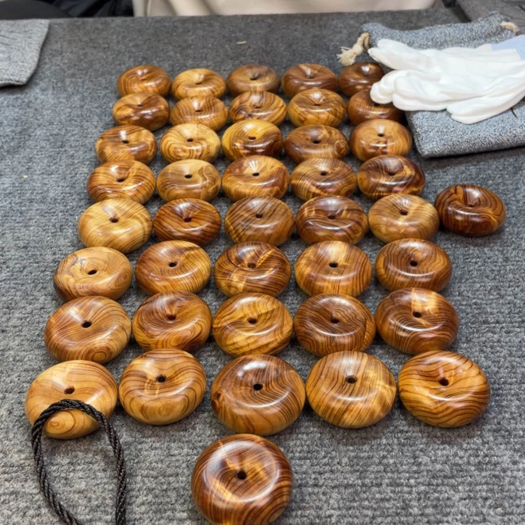 【闪购商品】柏木（崖柏）神品，5.0碎花龙胆闪电，平安扣