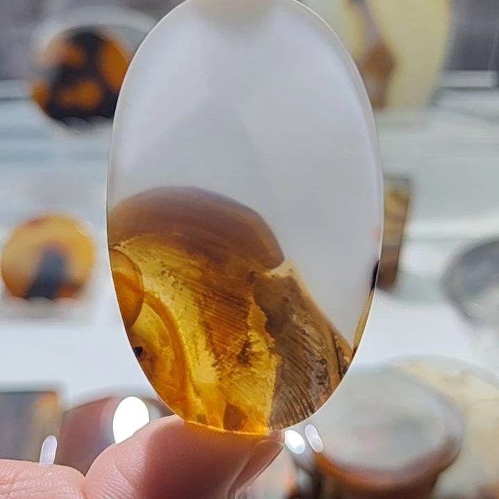 玛瑙/玉髓未镶嵌吊坠(不含链)103号