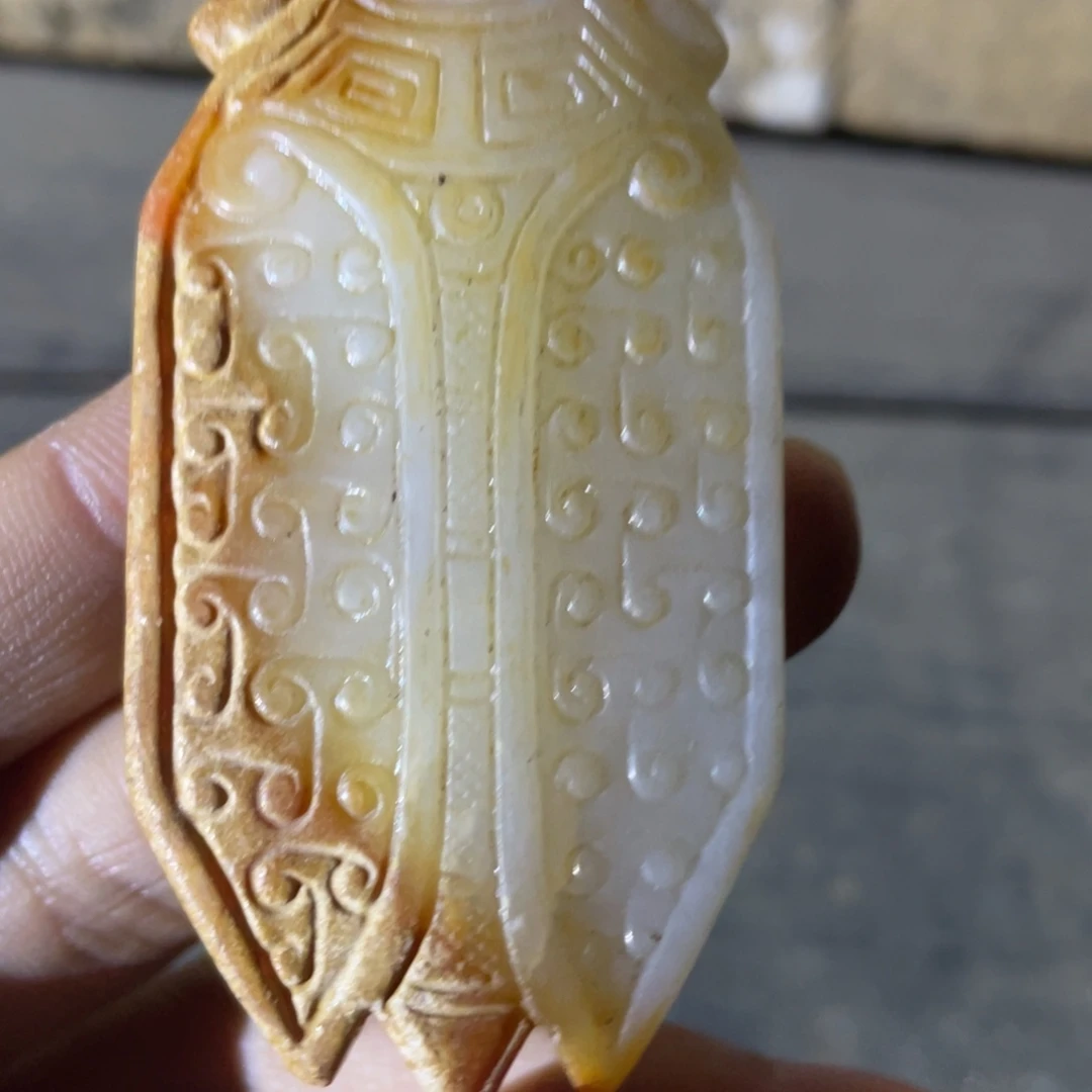 白玉菩提吊坠578865