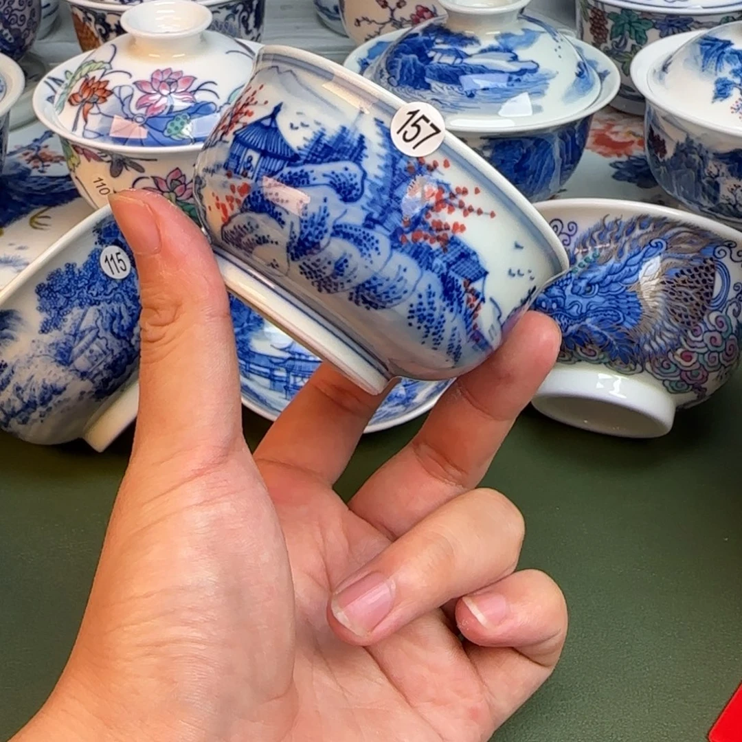 彦祖纯手工手绘茶具157