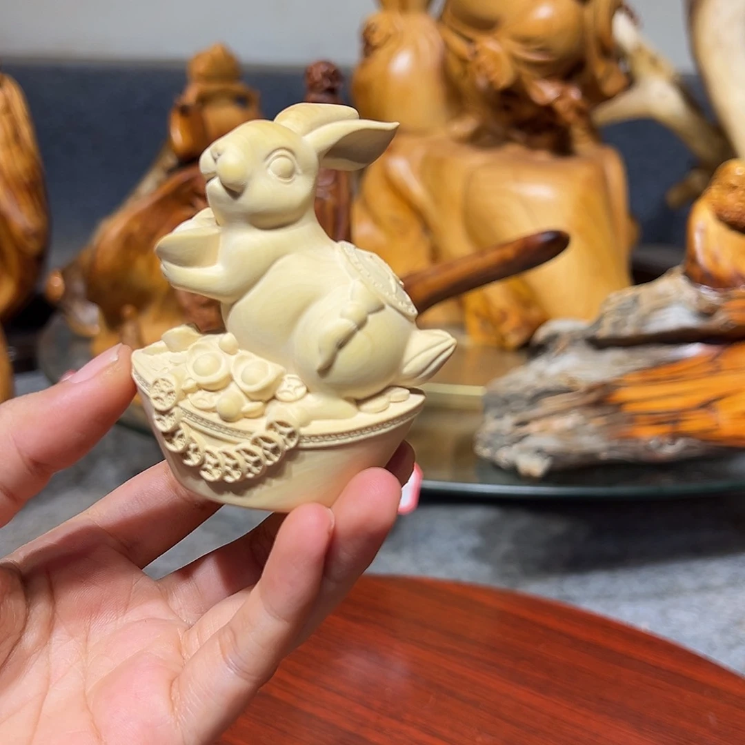 柏木小叶黄杨摆件