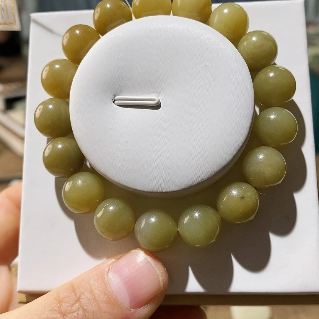 和田玉未镶嵌手链12