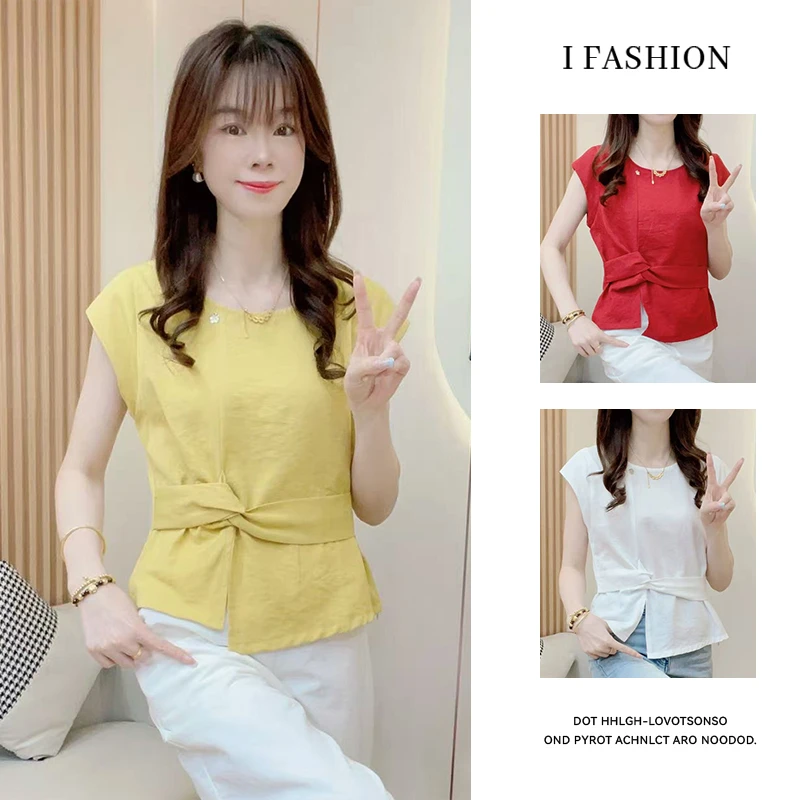 时尚小个子套装女2025年夏季新款气质宽松显瘦上衣阔腿裤两件套潮