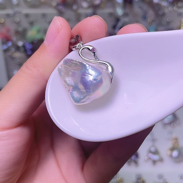 颈饰合金淡水珍珠78