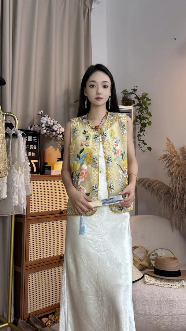 （运费补贴）新中式国风重工轻奢刺绣高级感马甲