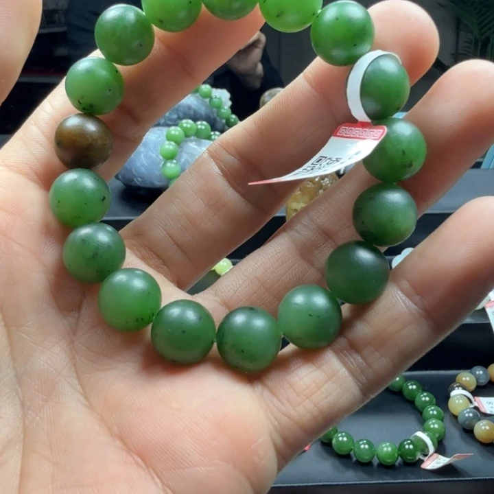 大***狼和田玉未镶嵌手链