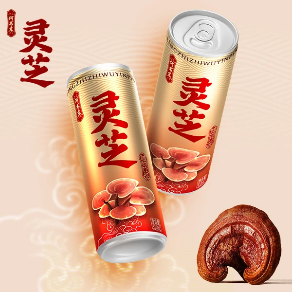 何书东 灵芝等七大草本植物饮品310ml/罐草本植物营养饮品0糖0脂