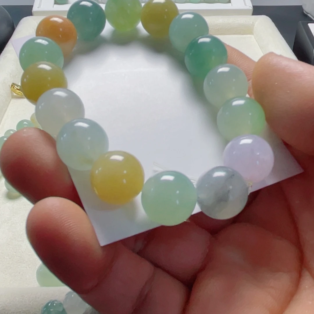 翡翠未镶嵌颈饰天然缅甸翡翠A货