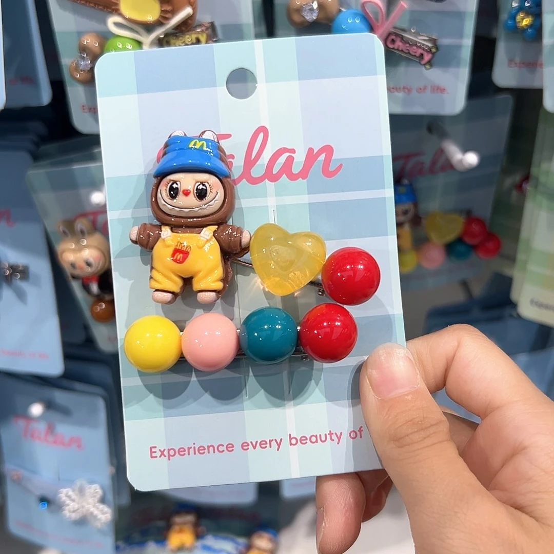 皮质非金属一套发夹