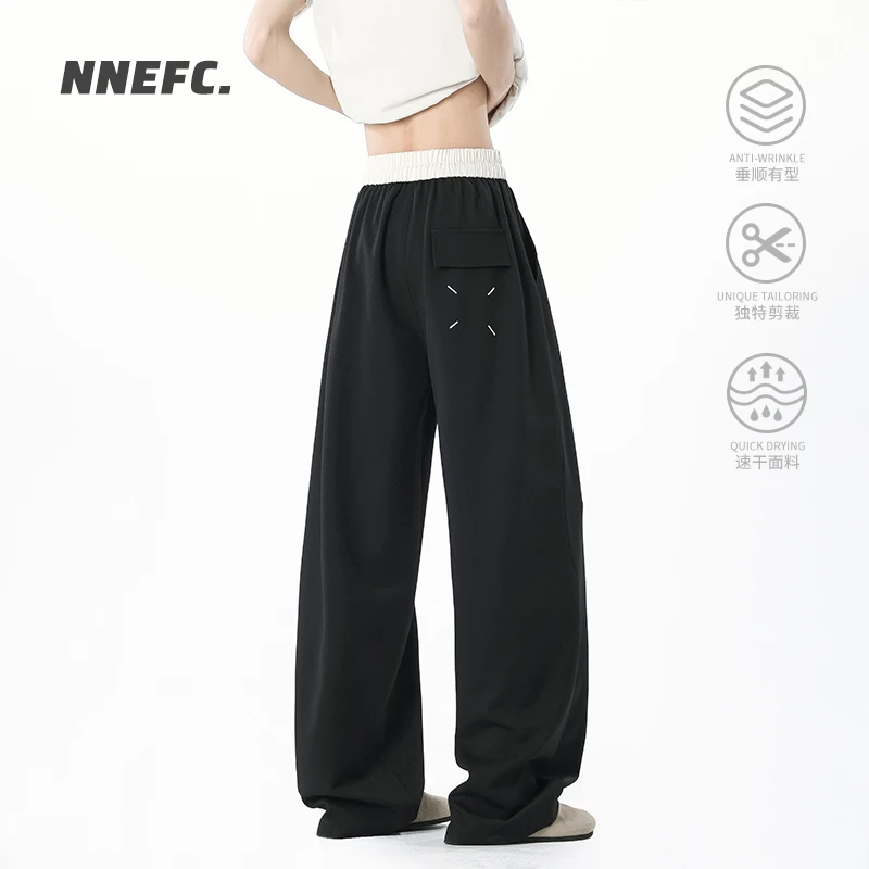 NNEFC2025夏季新款马吉拉西裤百搭通勤垂感休闲潮牌男女弯刀西裤