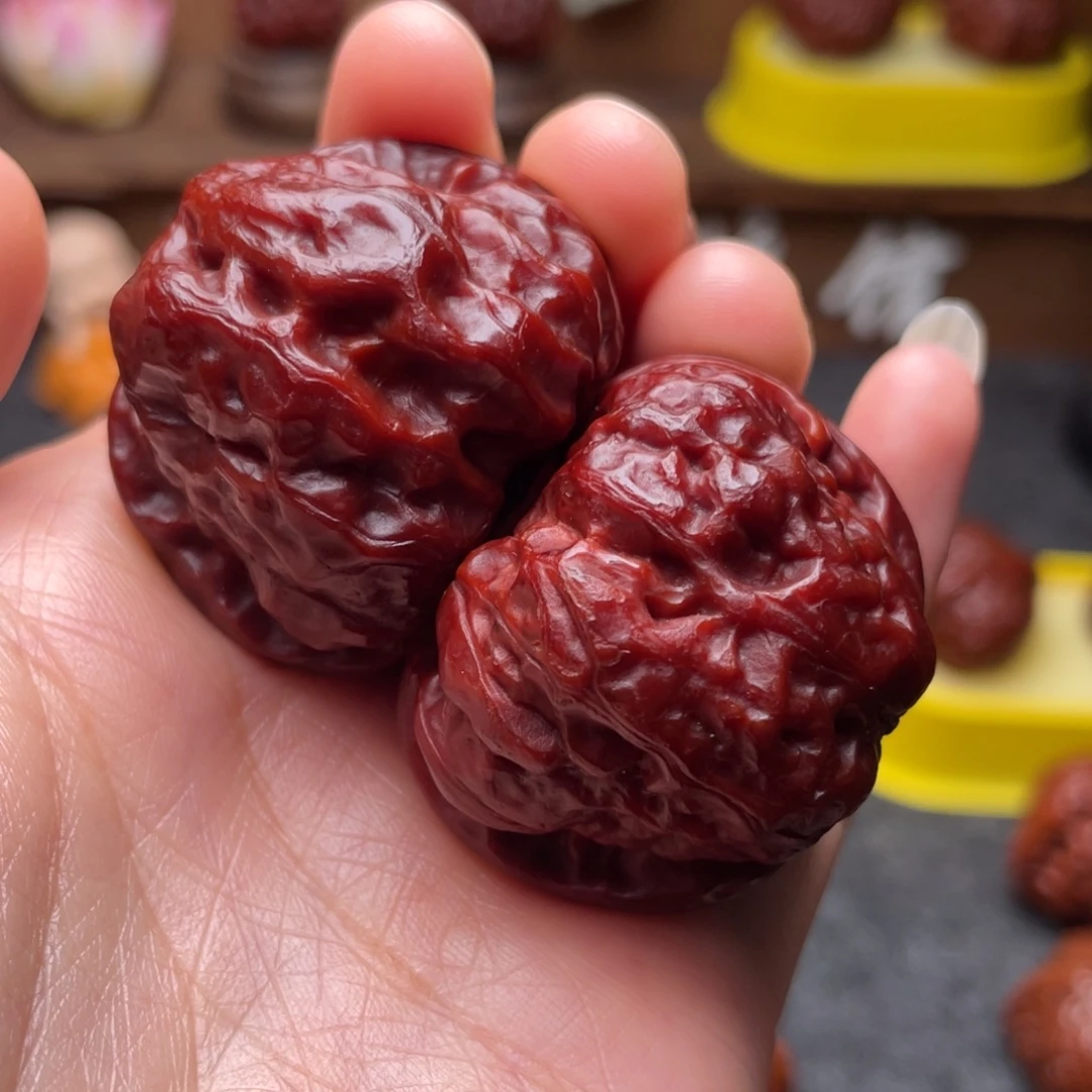 文玩核桃吊坠文玩核桃 手把件 蛤蟆头 39