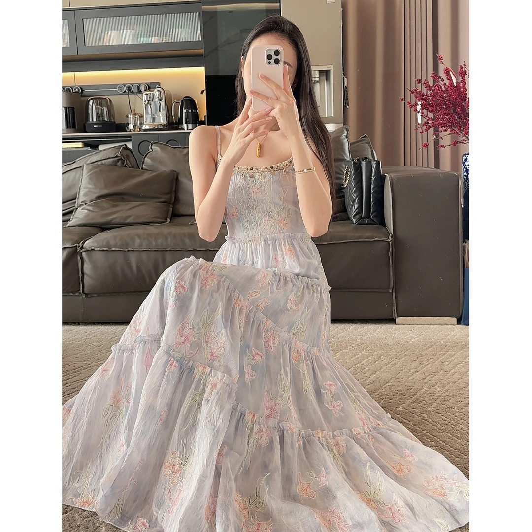 Zwinnie/詹维尼【紫藤花-独家系列】连衣裙 GZC202514