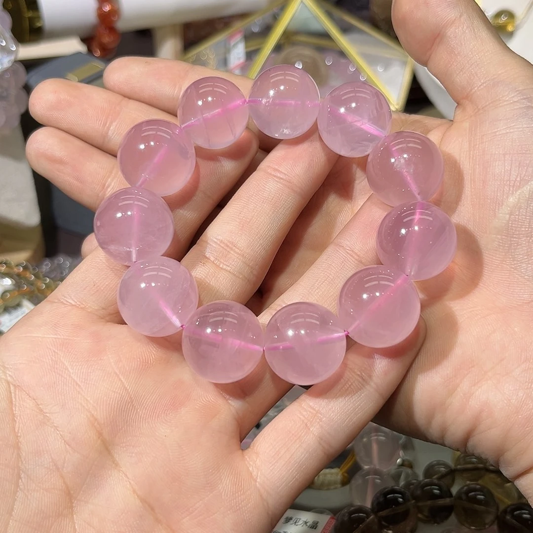 【闪购商品】水晶手链未镶嵌粉水晶