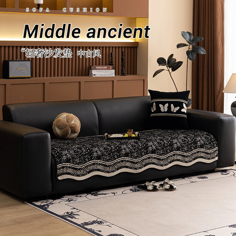 虎纹沙发垫2025新款加厚防滑沙发套沙发巾轻奢风坐垫子一体式铺盖