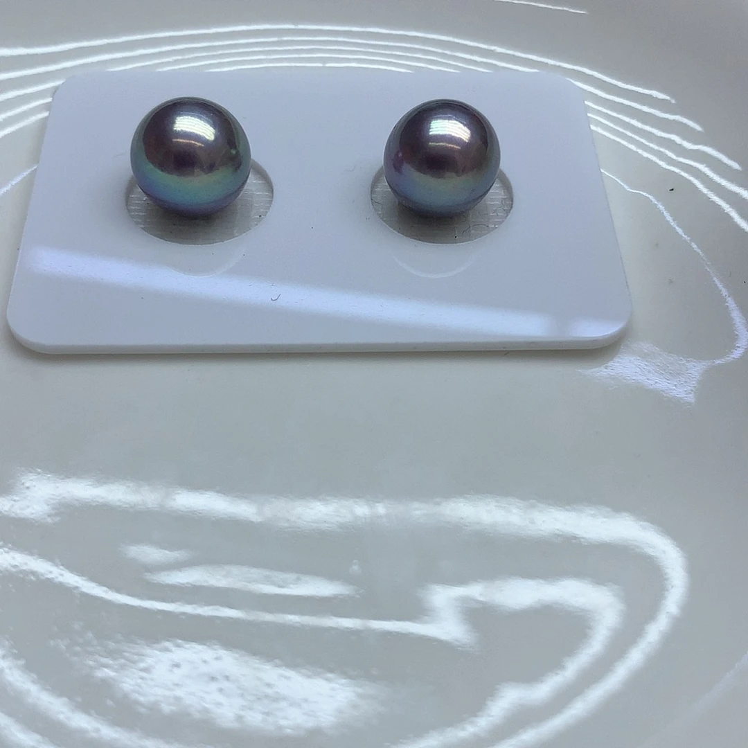 淡水珍珠耳饰未镶嵌定制