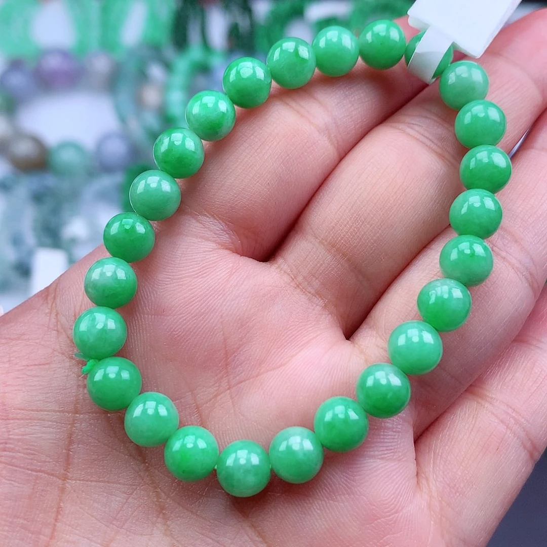 未镶嵌手链翡翠手串