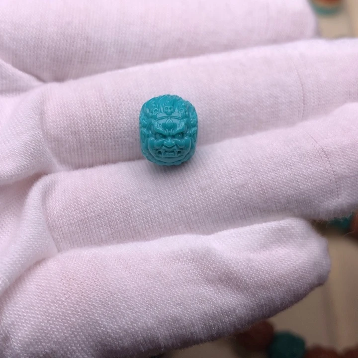 绿松石未镶嵌绿松石黑天11.7