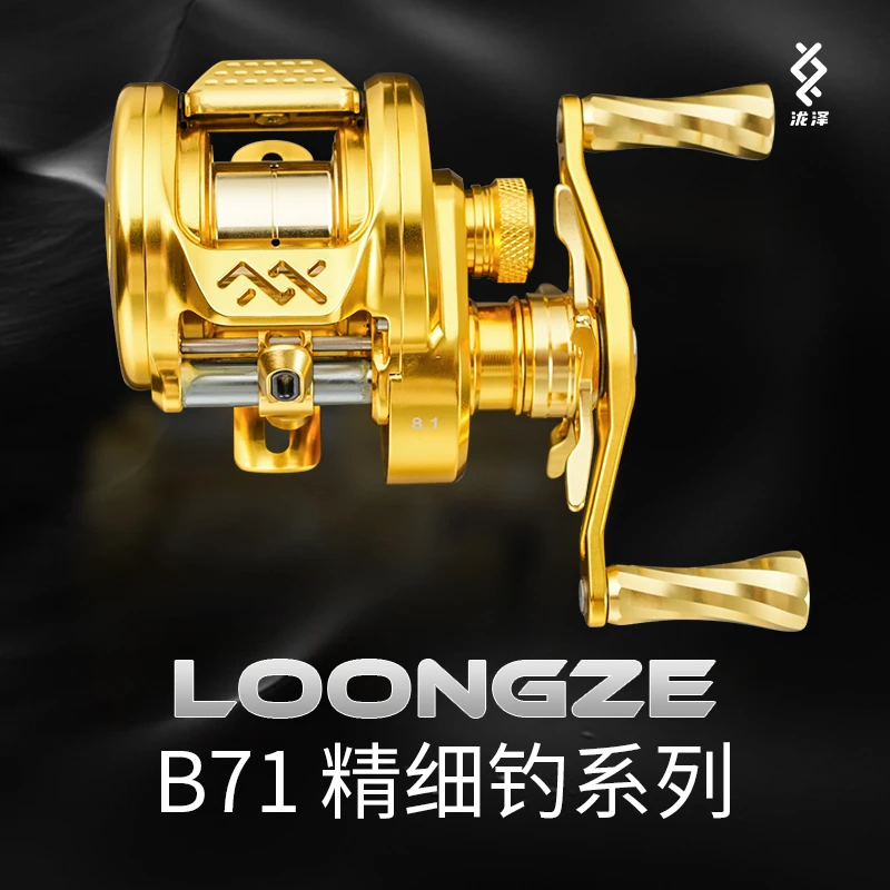 LOONGZE泷泽B71CNC全金属磁力刹车C微物范用鼓轮 强力精细