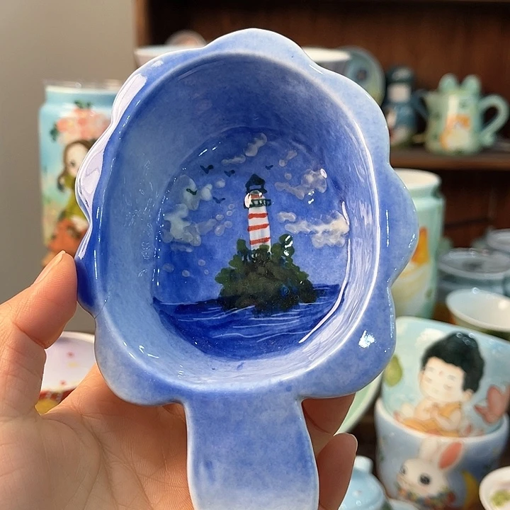 陶景德镇釉下手绘陶瓷