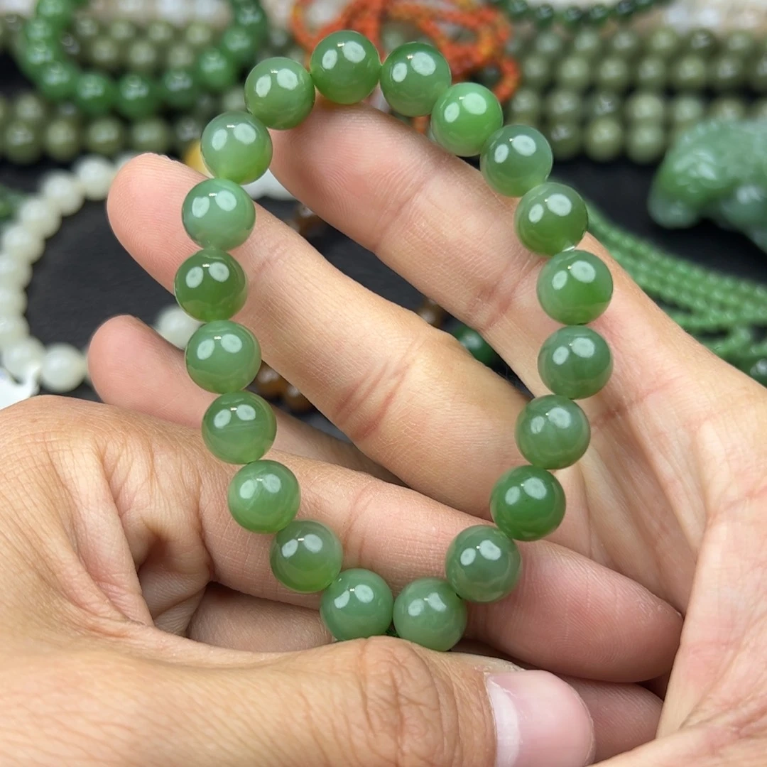 和田玉手链未镶嵌用****1