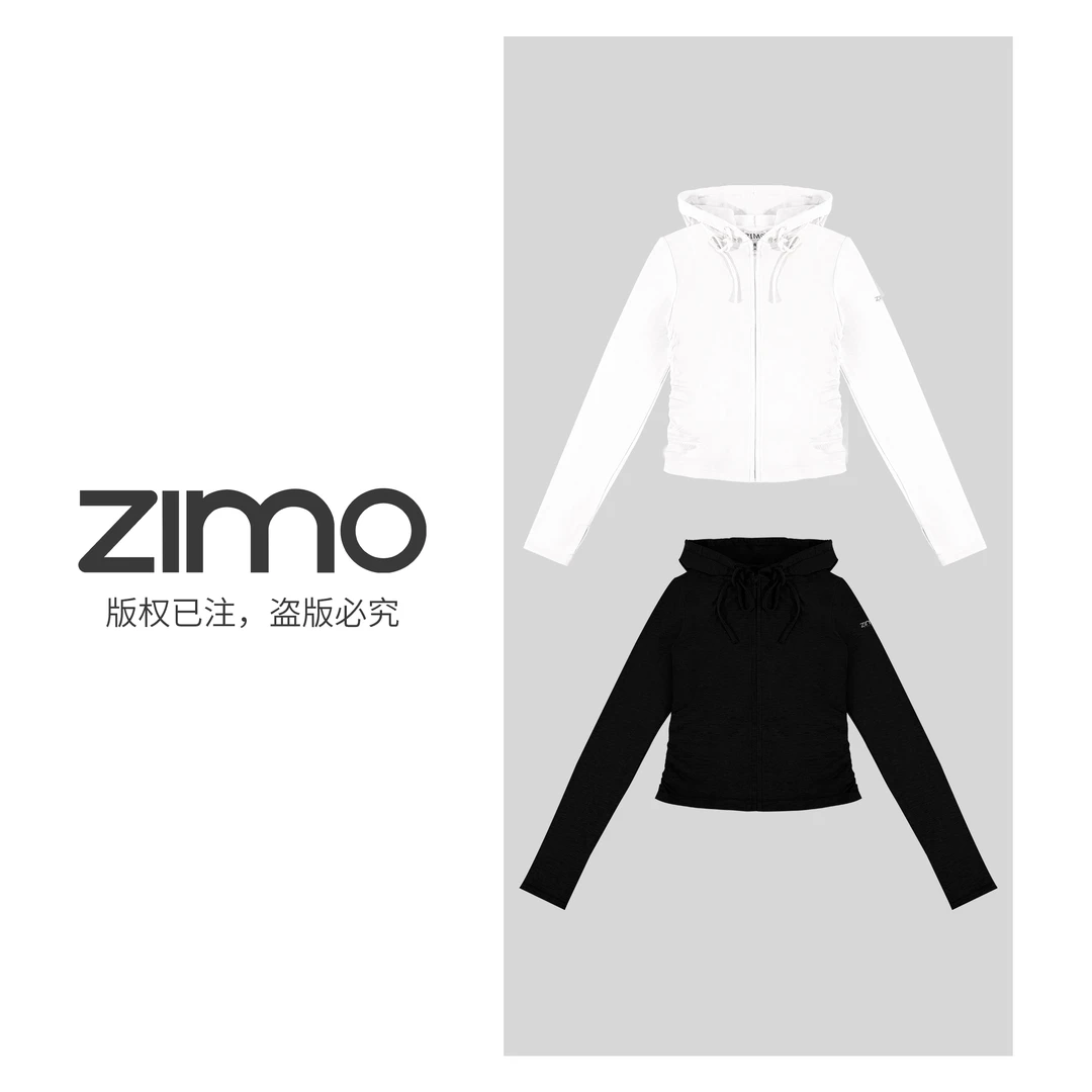 女士长袖黑白518-zimo-瑜伽健身瑜伽服健服YFCX518