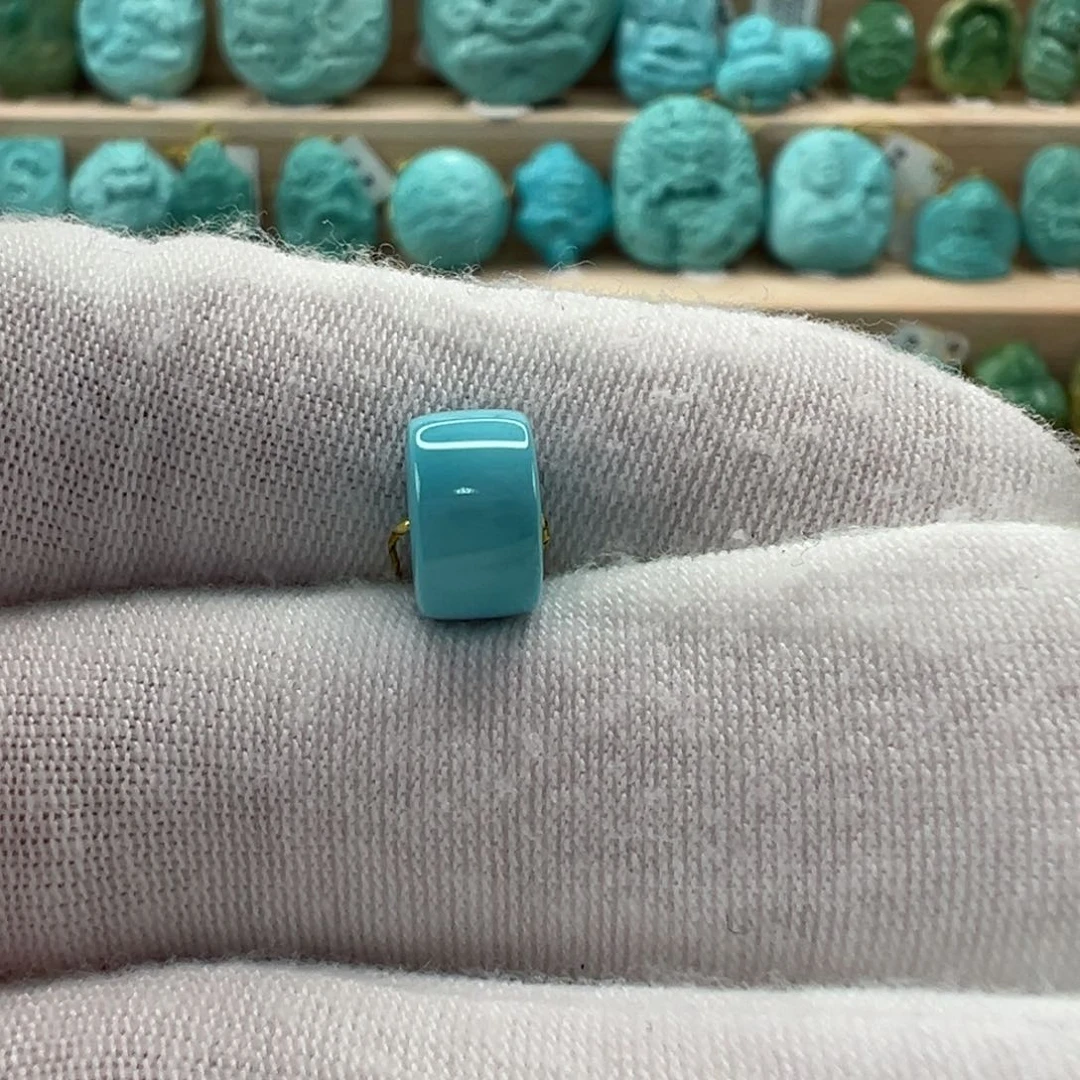 未镶嵌绿松石直切珠8.7x5.4mm