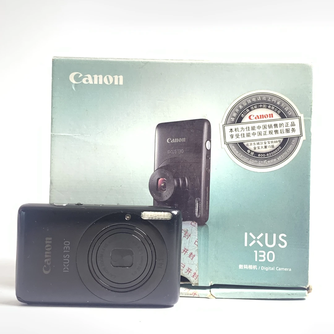99新 Canon/佳能 ixus130 黑色 1410万像素 ccd