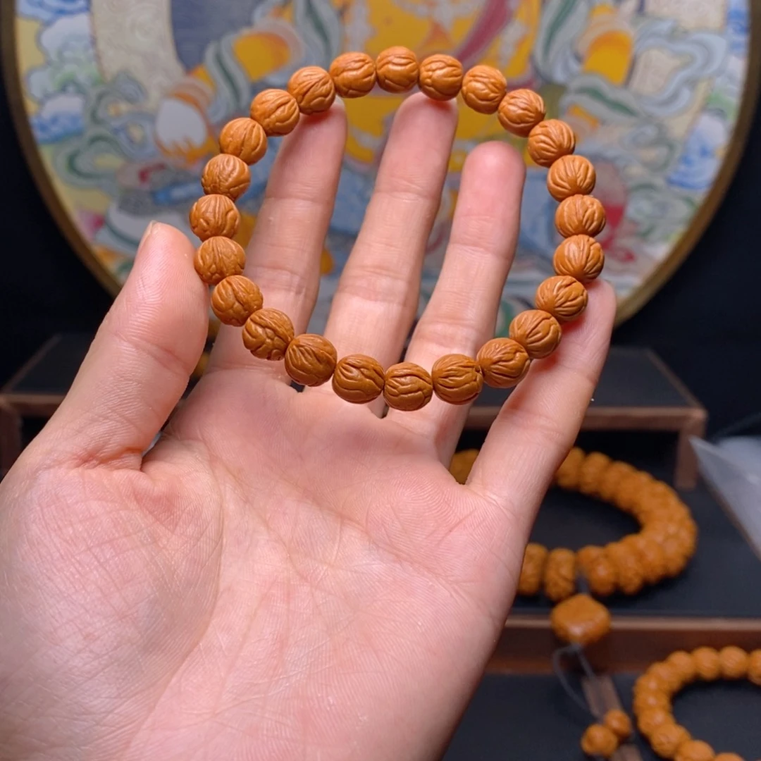 手串桃核龙纹桃核玉龙脊