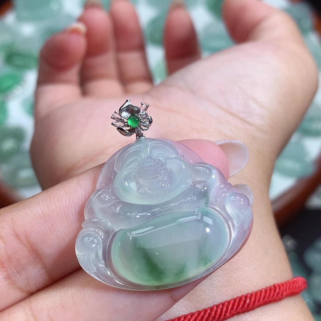 颈饰未镶嵌翡翠佛公
