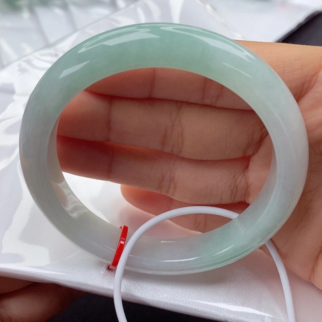 翡翠手镯未镶嵌5960正圈