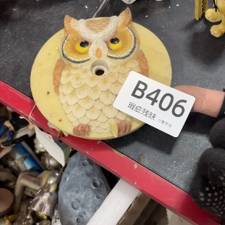 摆件江**人孤品老货微瑕瓷