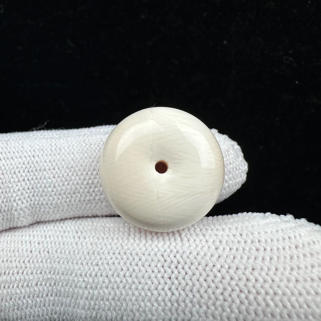 A4057天然猛犸牙 扣子 20*9mm支持鉴定 假一罚四