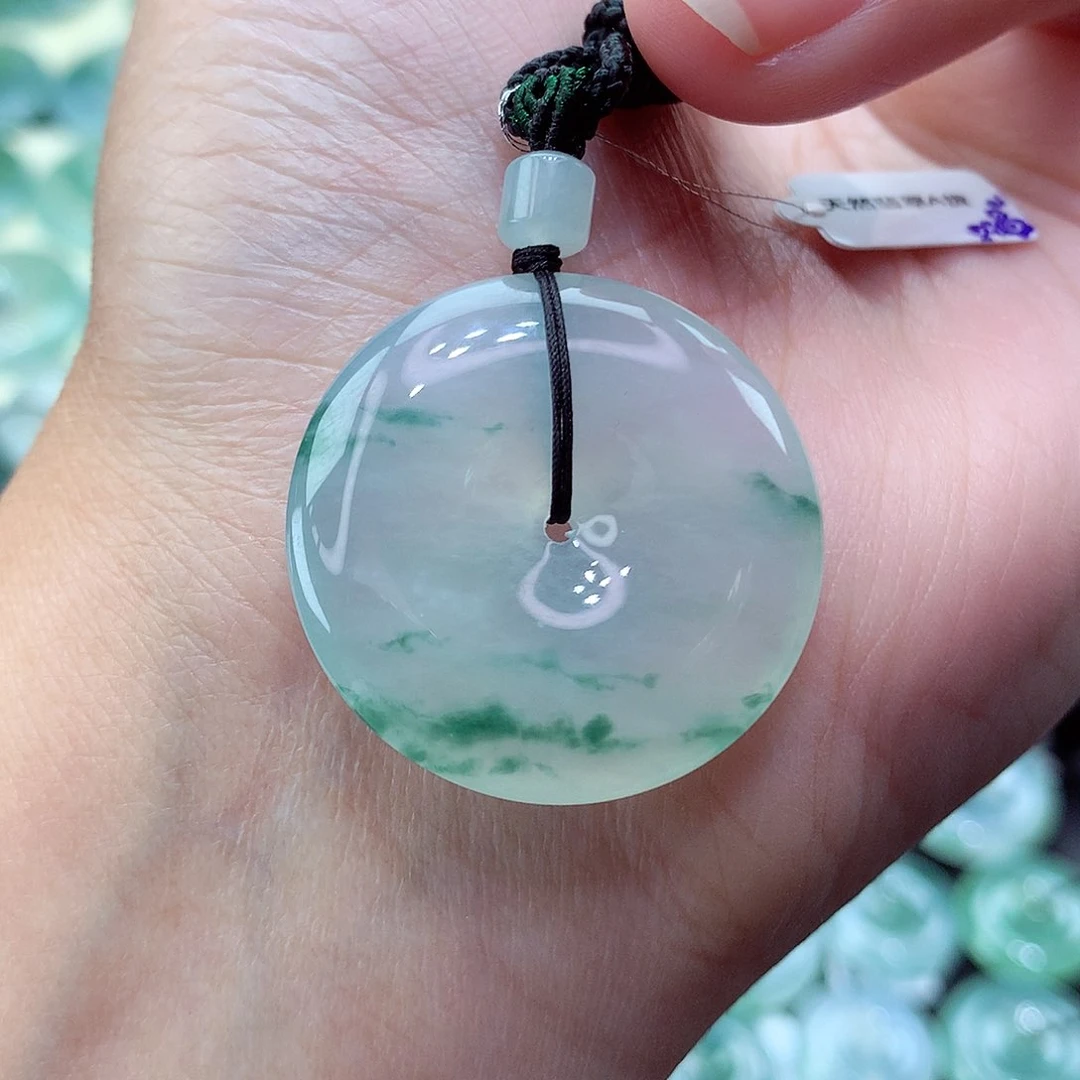 翡翠颈饰未镶嵌54尺寸28.9-5.7