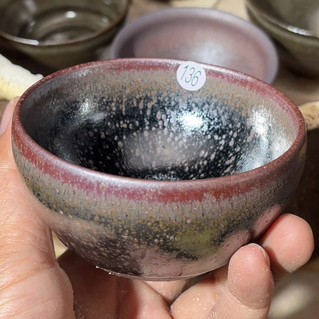 茶盏义兴龙窑柴烧火标