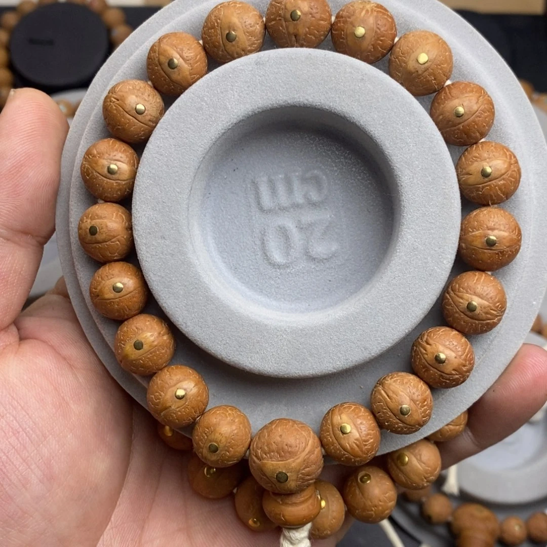 凤眼菩提手串12mm铜钉福利