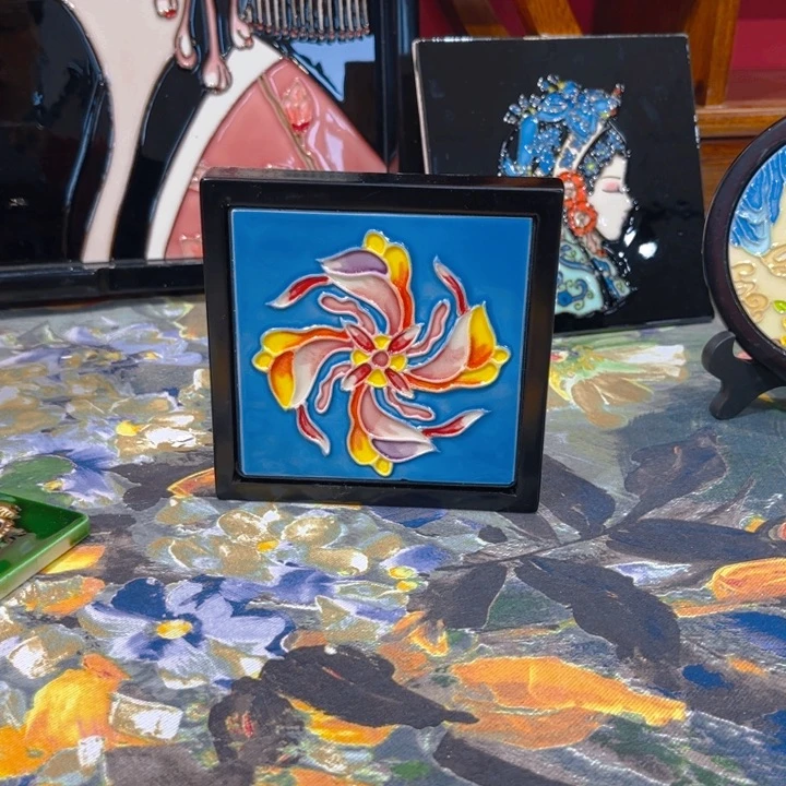 一体款瓷板画艺术作品